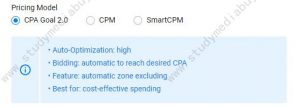 pricing model