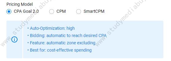 pricing model 