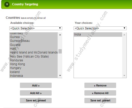 target geo ,popads campaign setting option intro,studymediabuy.com,popads tutorial