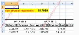 Drill-down variables view statistics and calculate EDP