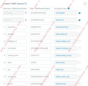 how to set tracking for popads(funnelflux version)