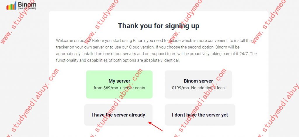 howto register binom tracker