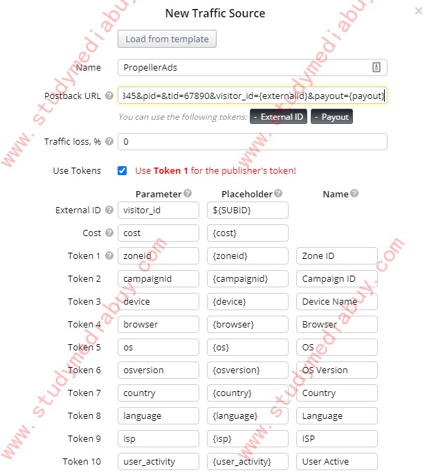 how to add propellerads to binom