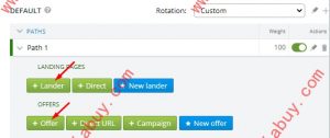 how to setup a multi-offer+ multi-lander ads campaign on binom