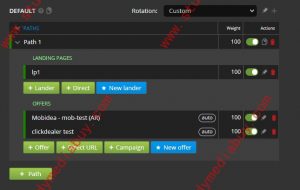 binom tutorial:How to change the offer link in the landing page