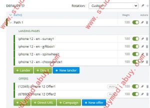 how to setup a multi-offer+ multi-lander ads campaign on binom