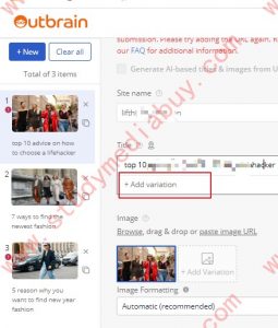how to create ads campaign on Outbrain