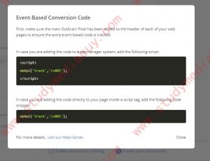 How to create a conversion on Outbrain