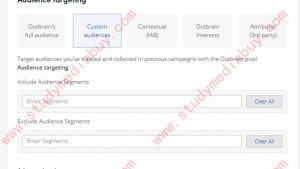 outbrain campaign advanced setting option introduction