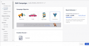 outbrain campaign advanced setting option introduction