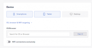 outbrain campaign advanced setting option introduction