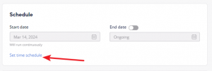outbrain campaign advanced setting option introduction